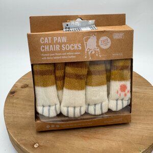 CLEVER IDIOTS INC Cat Paw Chair Socks- Reliable Furniture Socks - Floor Protecto